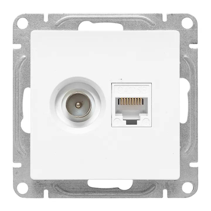 Розетки комбинированные TV + RJ45