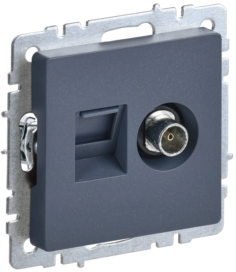 Розетки комбинированные TV + RJ45
