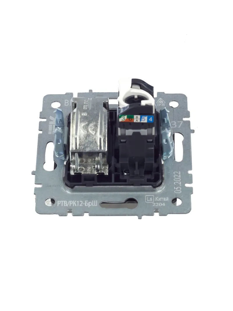 Розетки комбинированные TV + RJ45