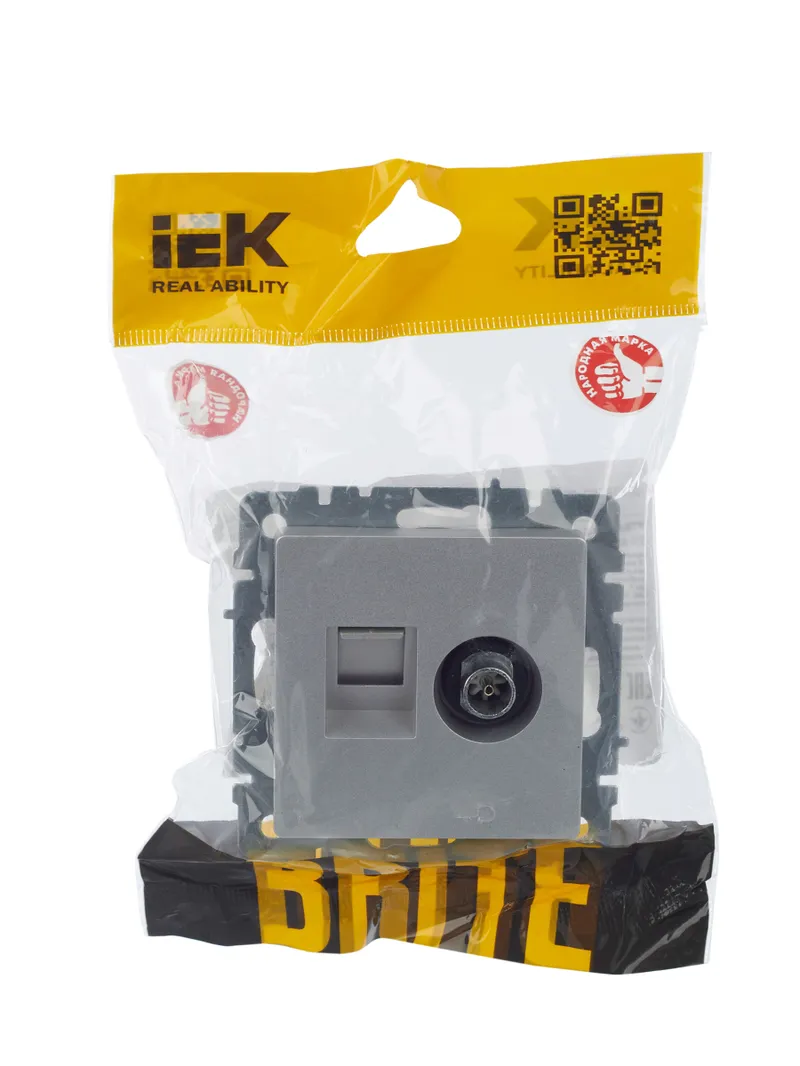 Розетки комбинированные TV + RJ45