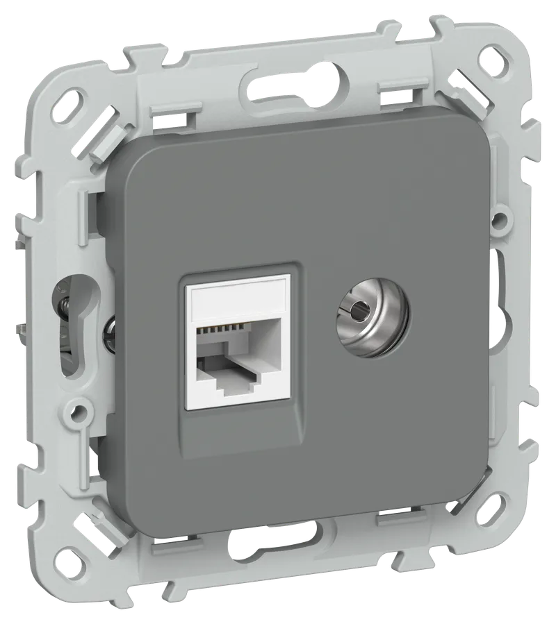 Розетки комбинированные TV + RJ45