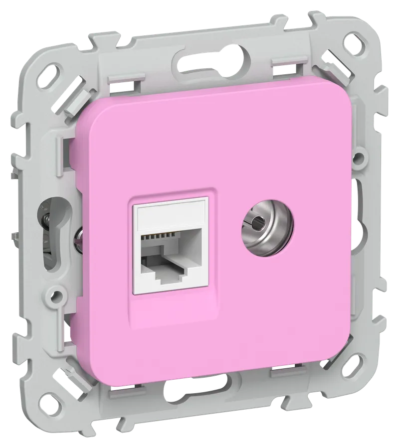 Розетки комбинированные TV + RJ45