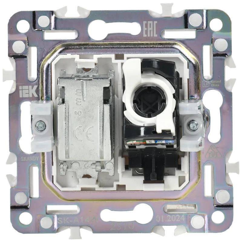 Розетки комбинированные TV + RJ45