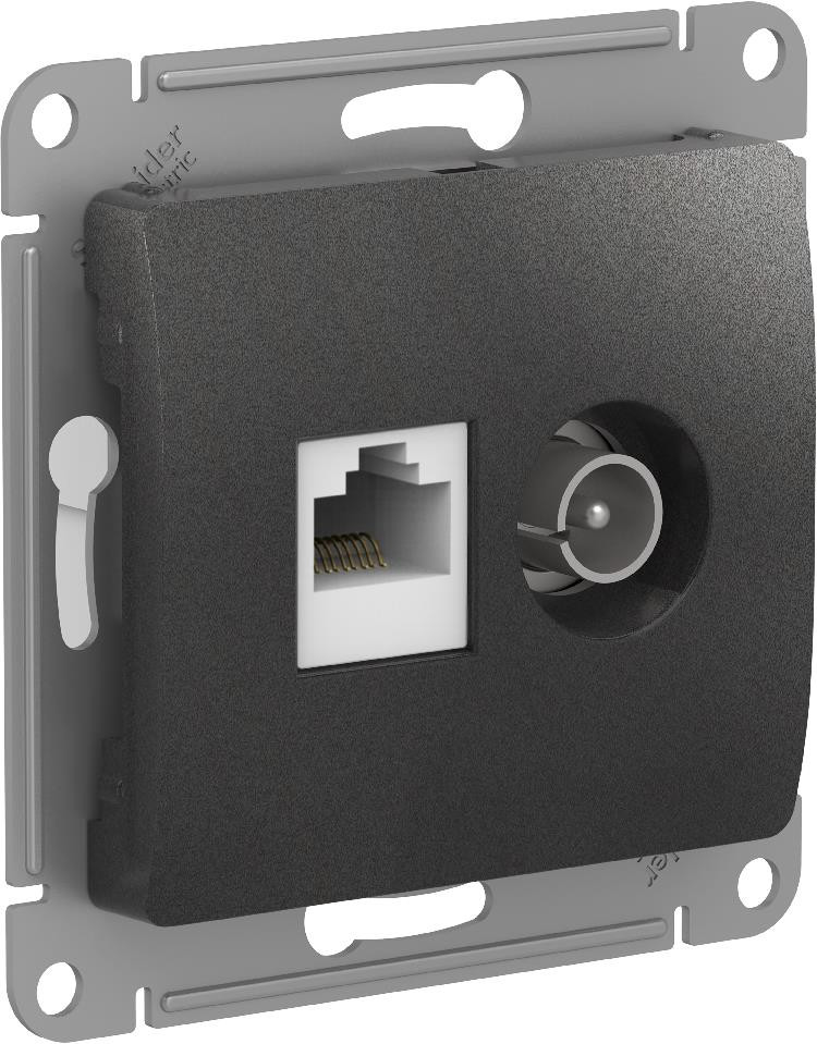 Розетки комбинированные TV + RJ45