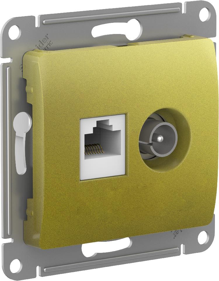 Розетки комбинированные TV + RJ45